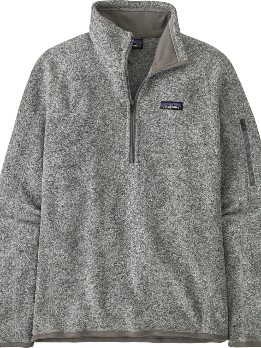 Patagonia Better Sweater Grey Heather Half-Zip Pullover